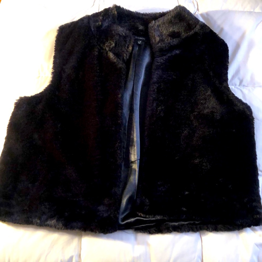Gorgeous Talbots fur vest.